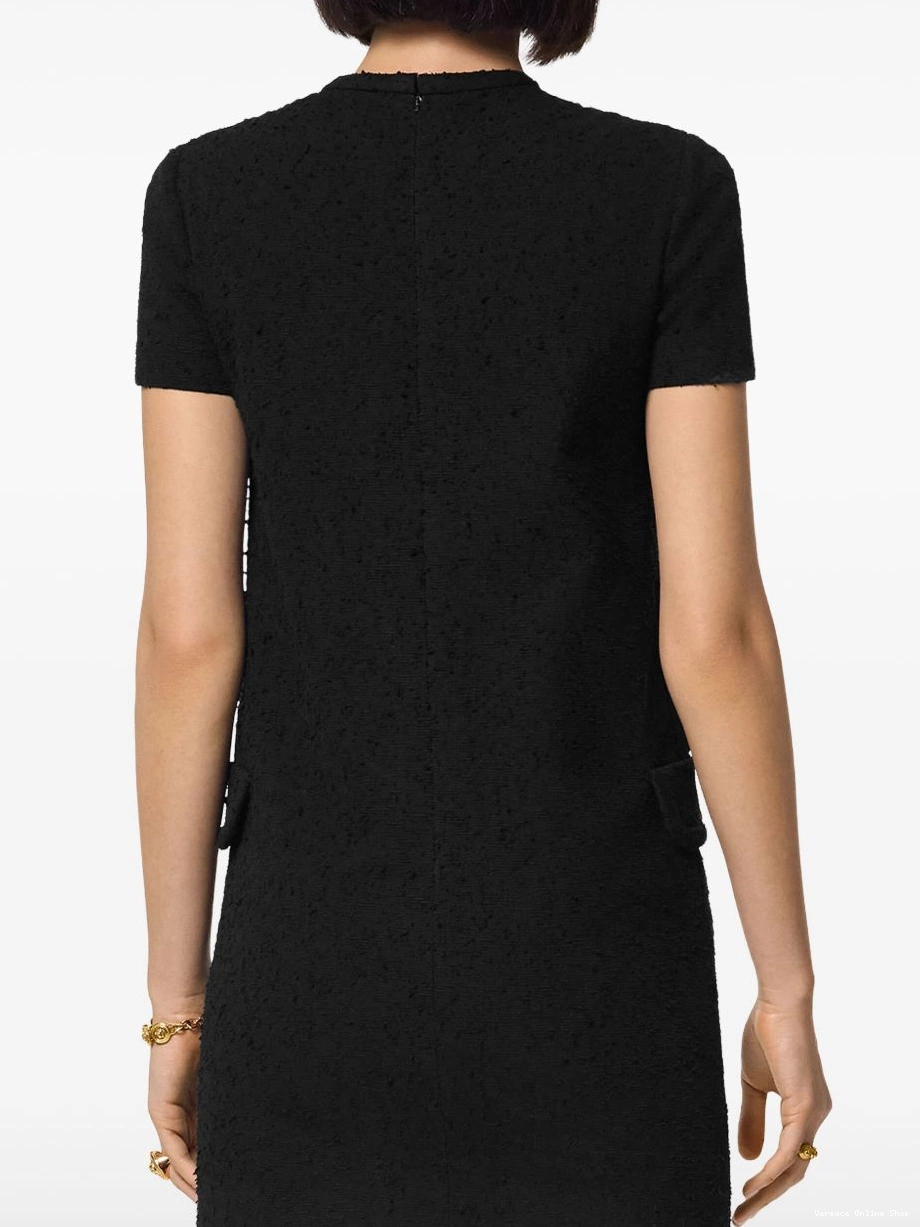 Affordable Versace tweed Women dress mini shift 0817